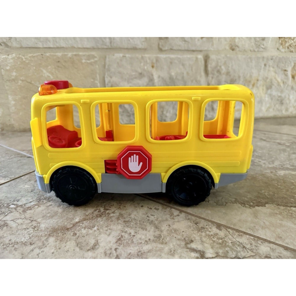 Fisher-Price Little People Sit with Me‎ School Bus Sounds & Lights Work Tested